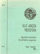 Imagen de portada de la revista Bajo Aragón, prehistoria