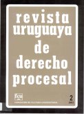 Imagen de portada de la revista Revista uruguaya de derecho procesal