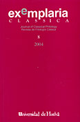 Imagen de portada de la revista Exemplaria classica