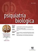 Imagen de portada de la revista Psiquiatría biológica