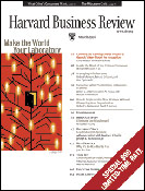 Imagen de portada de la revista Harvard business review