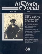 Imagen de portada de la revista Historia social