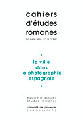 Imagen de portada de la revista Cahiers d'études romanes