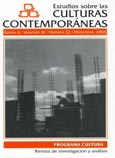 Imagen de portada de la revista Estudios sobre las culturas contemporáneas