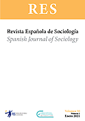 Imagen de portada de la revista RES. Revista Española de Sociología