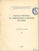 Imagen de portada de la revista Cuadernos de trabajos de la Escuela Española de Arqueología e Historia en Roma