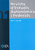 Imagen de portada de la revista Revista d'estudis autonòmics i federals