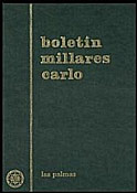 Imagen de portada de la revista Boletín Millares Carlo