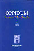 Imagen de portada de la revista Oppidum