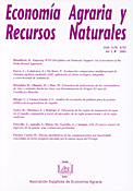 Imagen de portada de la revista Economía agraria y recursos naturales