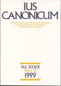 Imagen de portada de la revista Ius canonicum