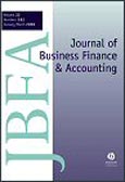 Imagen de portada de la revista Journal of business finance and accounting, JBFA