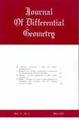 Imagen de portada de la revista Journal of differential geometry