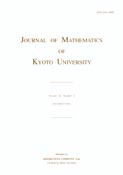 Imagen de portada de la revista Journal of mathematics of Kyoto University
