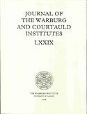 Imagen de portada de la revista Journal of the Warburg and Courtauld Institutes