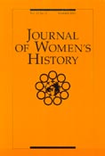 Imagen de portada de la revista Journal of women's history