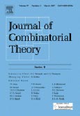 Imagen de portada de la revista Journal of combinatorial theory. Series B