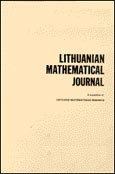Imagen de portada de la revista Lithuanian mathematical journal