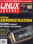 Imagen de portada de la revista Linux journal