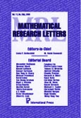 Imagen de portada de la revista Mathematical research letters