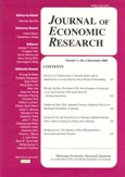 Imagen de portada de la revista Journal of economic research