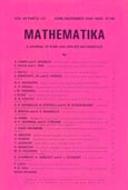 Imagen de portada de la revista Mathematika