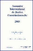 Imagen de portada de la revista Annuaire international de justice constitutionnelle