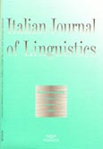 Imagen de portada de la revista Italian journal of linguistics