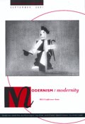 Imagen de portada de la revista Modernism = Modernity