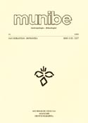 Imagen de portada de la revista Munibe Antropologia - Arkeologia