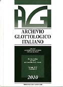 Imagen de portada de la revista Archivio glottologico italiano